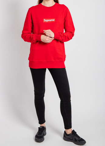 Червоний світшот Supreme Spain однотонний (260391709)