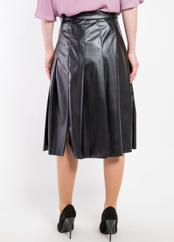 Черная кэжуал однотонная юбка MSGM