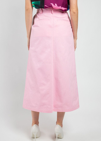 Розовая кэжуал однотонная юбка MSGM