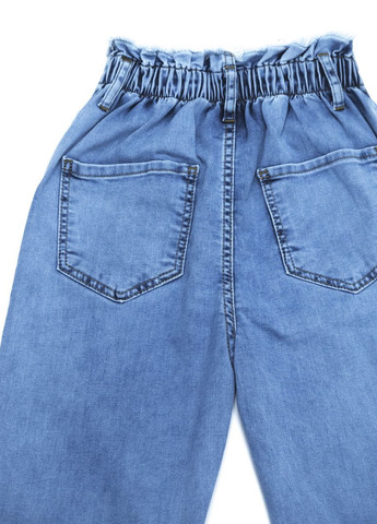 Блакитні джинси на гумці для дівчаток МОМ тонкі JEANSclub mom (260395384)