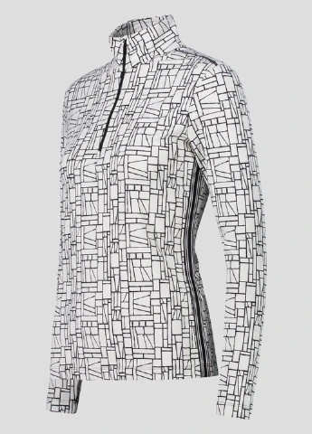 Белый реглан с узором Woman Printed Sweat CMP (260394598)