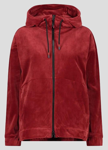Бордовая спортивная кофта Woman Jacket Fix Hood CMP (260394592)