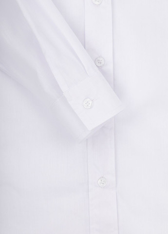 Белая повседневный рубашка однотонная On mee