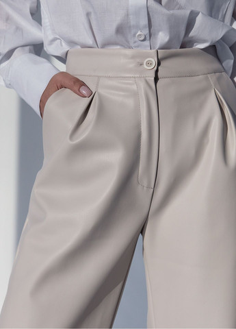 Серые кэжуал демисезонные палаццо брюки ARTMON