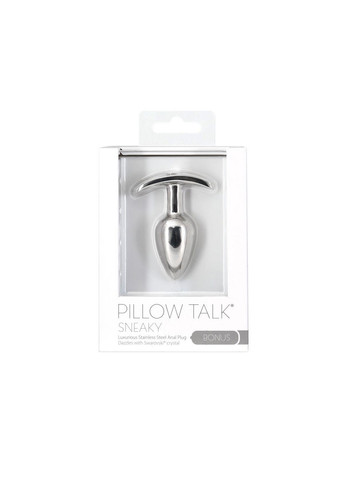 Анальная пробка Sneaky Luxurious Stainless Steel Anal Plug Pillow Talk (260414387)