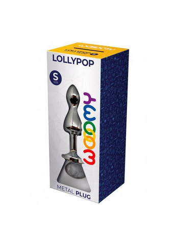 Анальная пробка Lollypop Double Ball Metal Plug S No Brand (260414119)