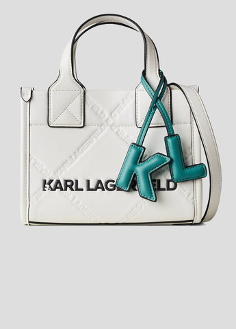 Белая сумка-тоут из экокожи Karl Lagerfeld (260474856)