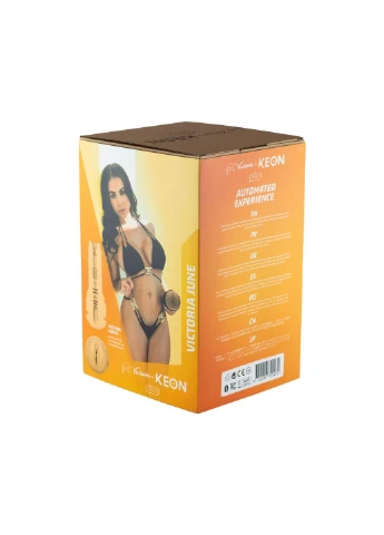 Інтерактивна секс-машина для чоловіків Keon Kombo Set із мастурбатором Feel Victoria June Kiiroo (260450088)