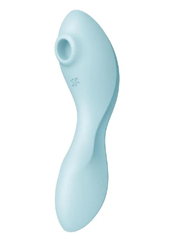 Вакуумний стимулятор із вібрацією Curvy Trinity 5 (Blue) Satisfyer (260450305)