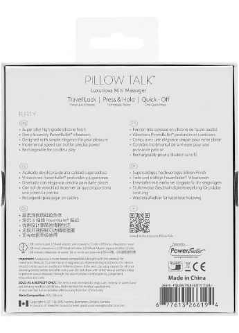 Розкішний вібратор - Flirty Teal із кристалом Swarovski (SO2726) Pillow Talk (260450200)