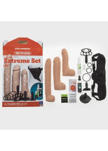 Набір для страпону Vac-U-Lock Dual Density Extreme Set Doc Johnson (260449855)