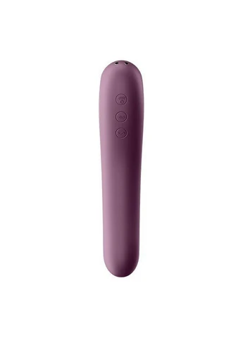 Вакуумный вибратор Dual Kiss Wine Red Satisfyer (260450599)