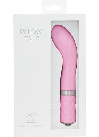 Роскошный вибратор - Sassy Pink с кристаллом Swarovski (SO2723) Pillow Talk (260450524)