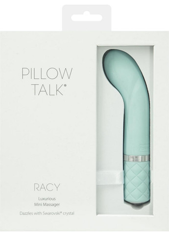 Розкішний вібратор - Racy Teal із кристалом Swarovski (SO2720) Pillow Talk (260450516)