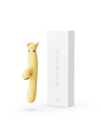 Вибратор - ROSE Vibrator Lemon Yellow Zalo (260450772)