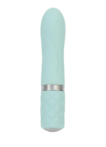 Розкішний вібратор - Flirty Teal із кристалом Swarovski (SO2726) Pillow Talk (260450515)