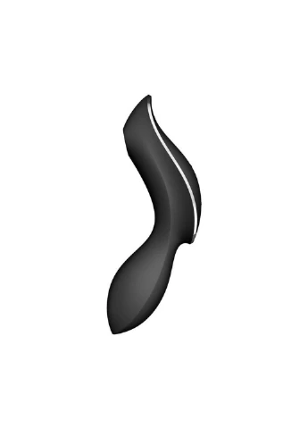 Вакуумный клиторальный стимулятор Curvy Trinity 2 Black Satisfyer (260450613)