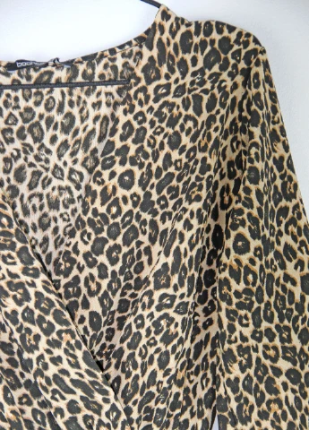 Коричневое платье Boohoo