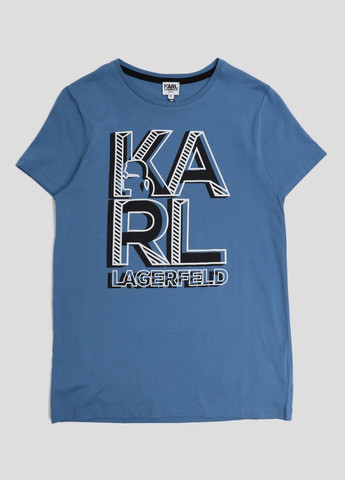 Синя літня футболка Karl Lagerfeld