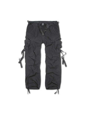 Черные кэжуал демисезонные брюки Brandit