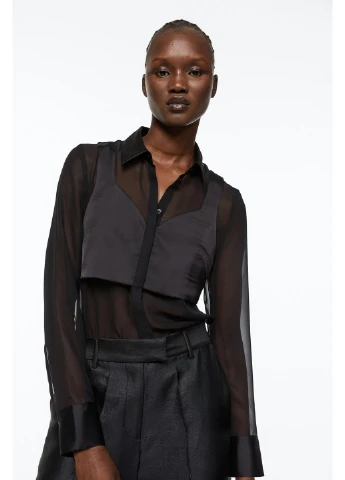 Чорна блуза H&M