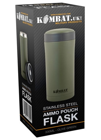 Термос тактический из нержавеющей стали Ammo Pouch Flask KOMBAT (260477473)