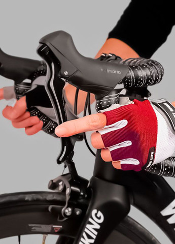 Рукавички велосипедні спортивні з короткими пальцями ААА (260477415)