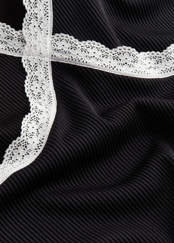 Чорна кежуал сукня H&M однотонна