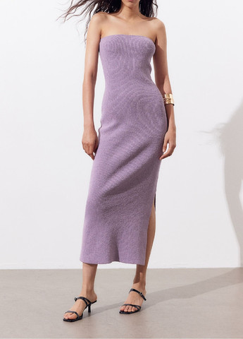 Бузкова ділова сукня H&M однотонна