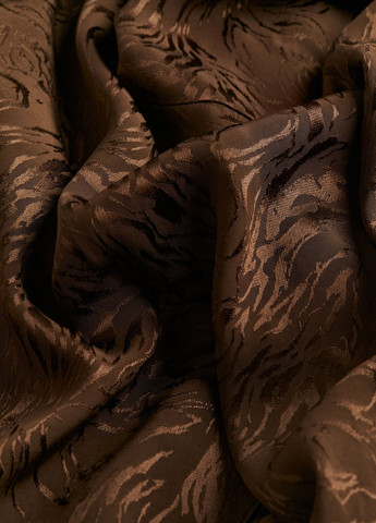 Темно-коричневое праздничный платье H&M однотонное
