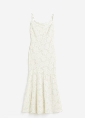 Молочное праздничный платье H&M однотонное