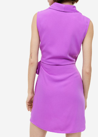 Світло-фіолетова кежуал сукня H&M однотонна