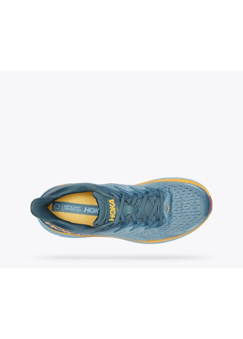 Голубые всесезонные кроссовки для бега HOKA CLIFTON 8