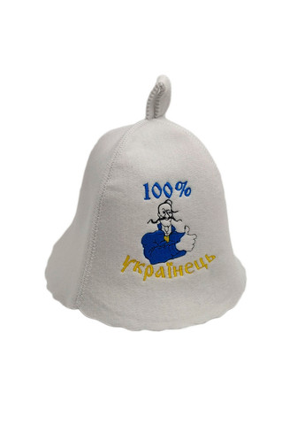 Банная шапка "100% Украинець" Универсальный Luxyart (260498846)