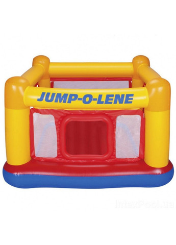Дитячий надувний батут "Jump-O-Lene" 174x174x112 см Intex (260496173)
