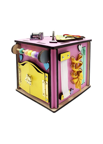 Развивающая игрушка "Бизикуб" 15х15х15 см No Brand (260498262)