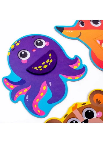 Развивающая мозаика «Зверушки» 20х6х20 см Vladi toys (260497432)