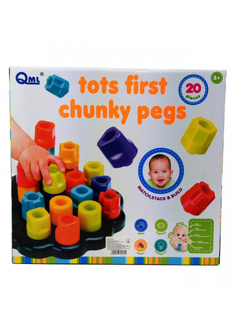 Мозаика для самых маленьких, 20 деталей 28х30,5х5,6 см QML (260498956)