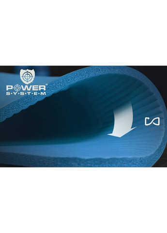 Коврик для йоги и фитнеса 180х61х1 см Power System (260499585)