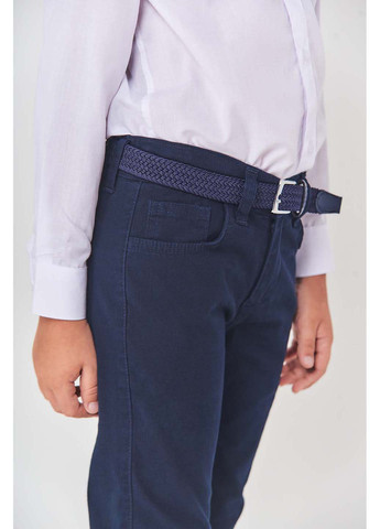 Синие кэжуал демисезонные брюки Redpolo