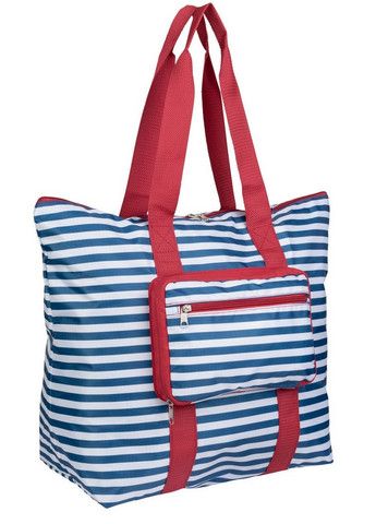 Складна сумка шоппер для покупок 25L у смужку 51х22х40 см No Brand (260498230)