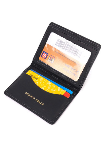 Обкладинка для документів шкіряна 10х7,5х1 см Grande Pelle (260497453)