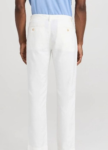 Белые кэжуал летние прямые брюки Ralph Lauren