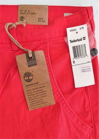 Красные демисезонные брюки Timberland