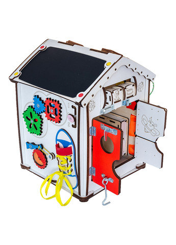 Будиночок розвиваючий бізіборд з підсвічуванням 35х24х28 см GoodPlay (260514362)