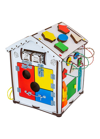 Будиночок розвиваючий бізіборд з підсвічуванням 35х24х28 см GoodPlay (260514362)