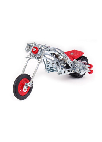Детский конструктор металлический "Мотоцикл", 181 деталь 40х20х21 см ТехноК (260514217)