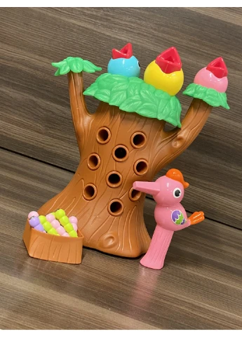 Магнитная игра Накорми дятла со звуковыми эффектами. 15х30х23,5 см Metr+ (260513187)