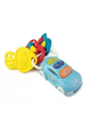 Музична іграшка машинка з брелоком-ключами 6,4х21,1х15,7 см Jialegu Toys (260514427)