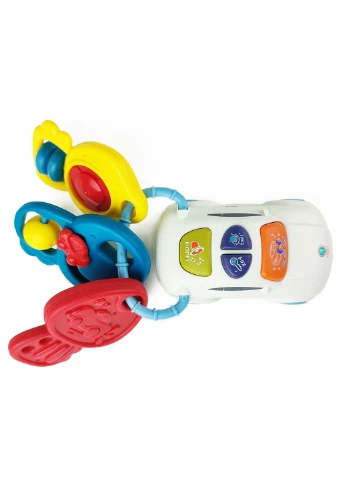 Музична іграшка машинка з брелоком-ключами 6,4х21,1х15,7 см Jialegu Toys (260514427)